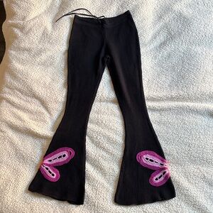 Delia's crochet butterfly pants